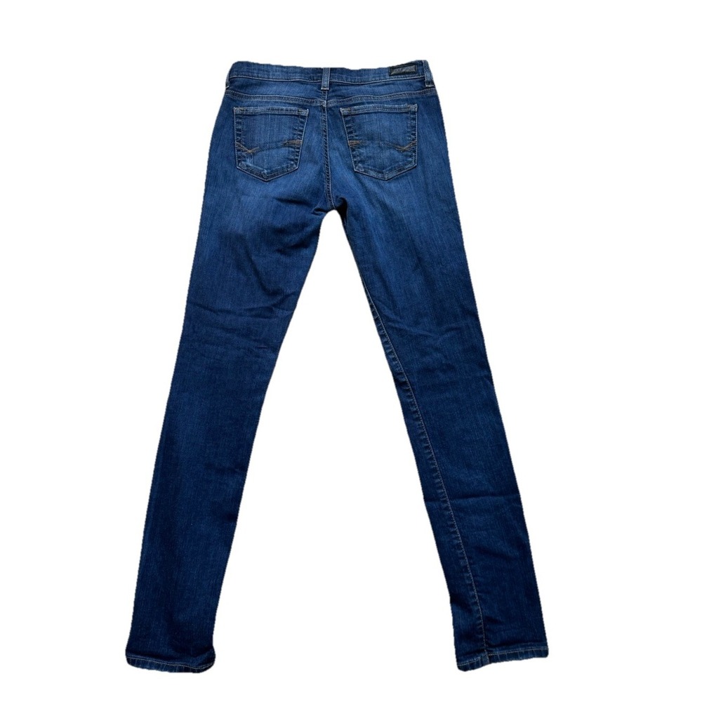 BKE Buckle Reserve Women's Addison  Skinny Blue Dark Wash Denim Jeans Size 27R‎ - Picture 6 of 9